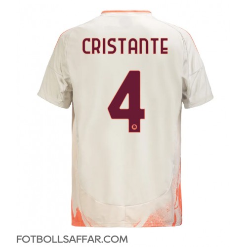 AS Roma Bryan Cristante #4 Bortatröja 2024-25 Kortärmad